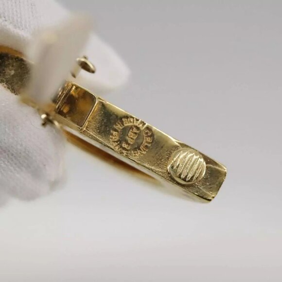 CELINE Earring metal Gold Auth - Picture 16 of 16